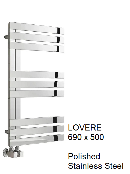 Lovere Stainless Steel Towel Rail 960 x 500